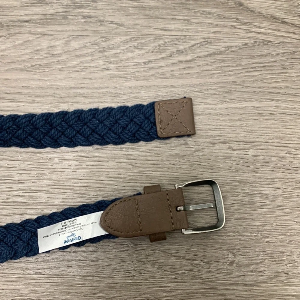 OshKosh B’gosh blue and brown braided belt - size S